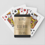 Best Man Monogram Wedding Playing Cards<br><div class="desc">Make your own custom playing cards. Personalise this design with your own text. You can further customise this design by selecting the "customise further" link if desired.</div>