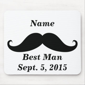 Best Man Moustache Mousepad