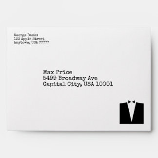 Best Man or Groomsman Invite Envelope