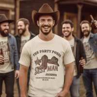 Best Man Party Posse Cowboy Bachelor Party