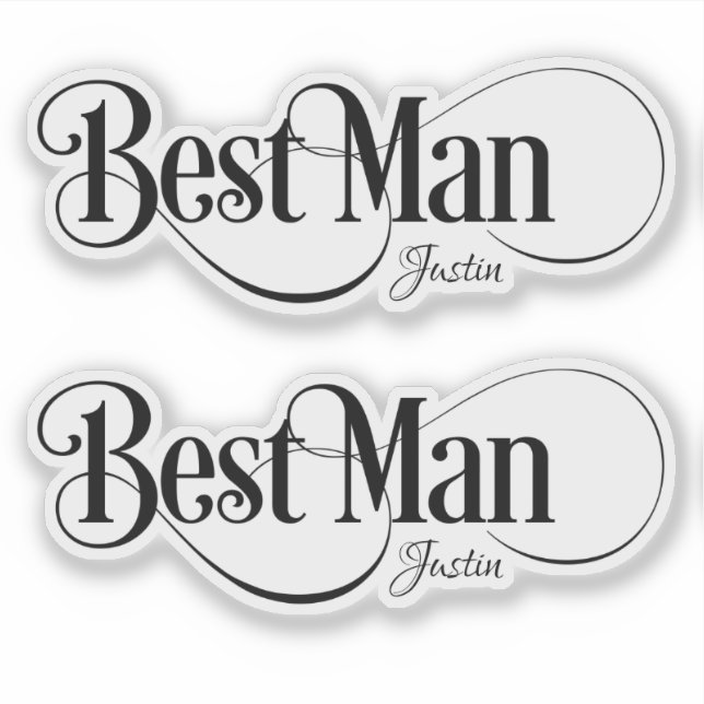 Best Man  Personalised  (Front)