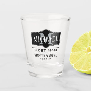 BEST MAN PERSONALIZED SHOT GLASS