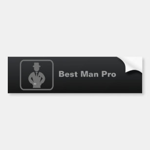 Best Man Pro Bumper Sticker