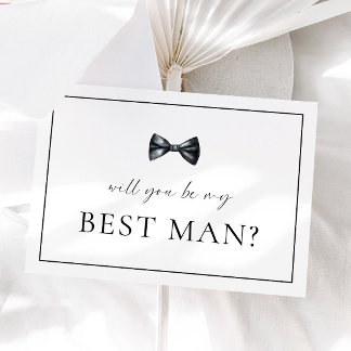 Best Man Proposal Card