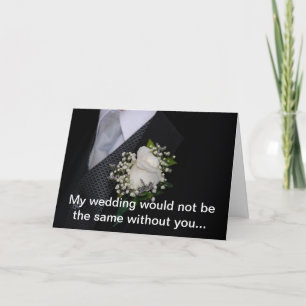 Best Man Request Invitation