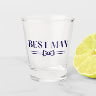 Best Man  Shot Glass