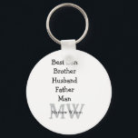 Best man son husband dad quotes add name text key ring<br><div class="desc">design</div>
