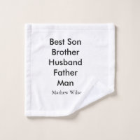 Best man son husband dad quotes add name text