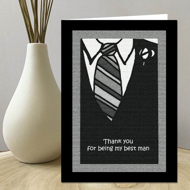 Best Man Thank You Card (Creator Uploaded)