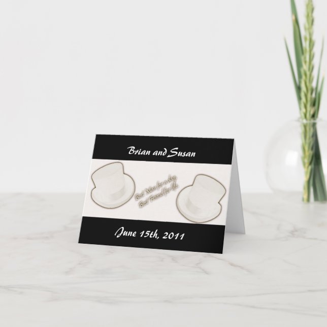 Best Man Thank You Card Template (Front)