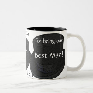 Best Man Thank You Gift - Two Tone Mug Template