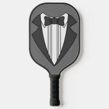 Best Man Tuxedo Pickleball Paddle