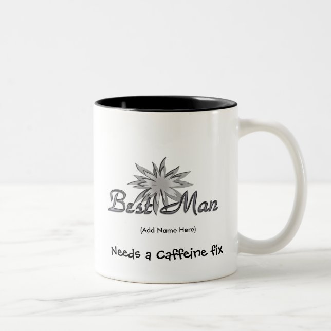 Best Man Two-Tone Coffee Mug (Right)