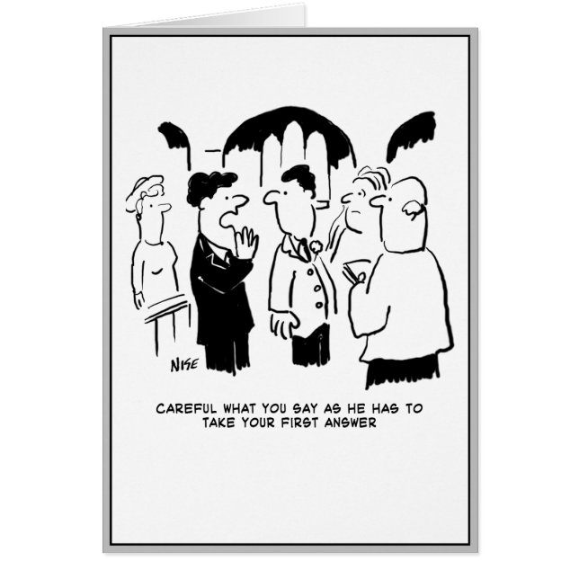 Best Man Warning to Bridegroom (Front)