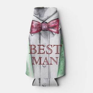 Best Man wedding Bottle Cooler