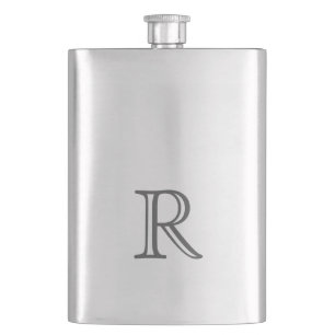 Best Man Wedding Gift Personalised Initial Hip Flask