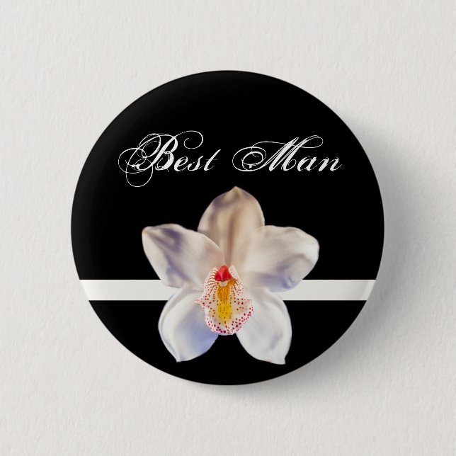 Best Man Wedding ID Badge (Front)