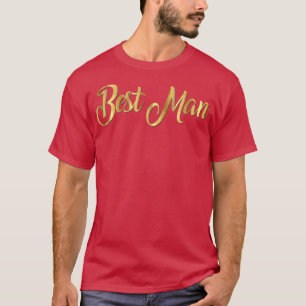 Best Man Wedding Matching Bride Groom T-Shirt