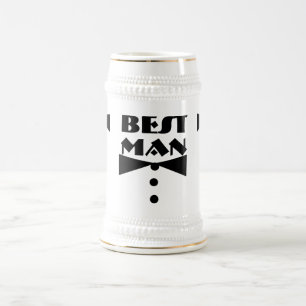 Best Man Wedding Party Favours  Stein