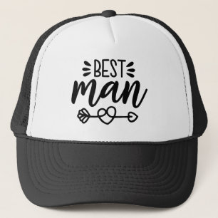Best Man Wedding Trucker Hat