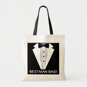 Best Man Wedding Tuxedo Tote Bag