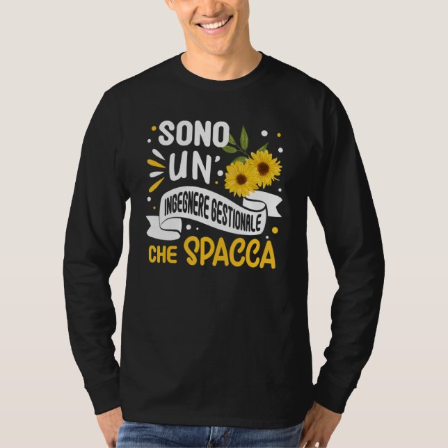 Best Management Engineer Cracking T-Shirt (Front)