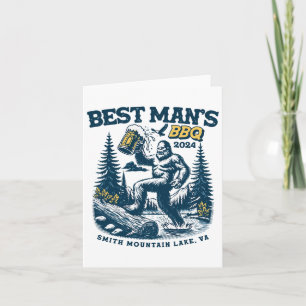 Best Man's Bbq Smith Mountain Lake Bigfoot Card