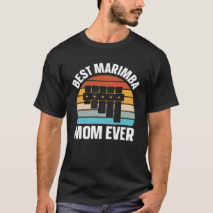 Best Marimba Mom Instrument Musician Retro T-Shirt