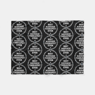 Best Massage Therapist Ever Massage Therapy Fleece Blanket