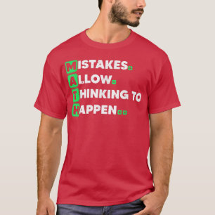 Best Math Art For Men Women Calculus Algebra Math T-Shirt