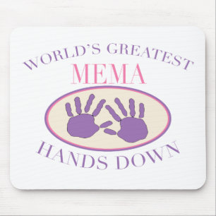 Best MeMa Hands Down T-shirt Mouse Pad