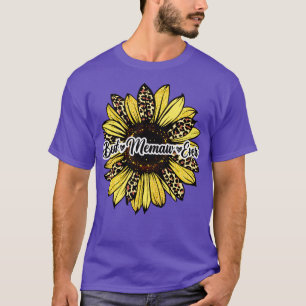 Best Memaw Ever Sunflower Memaw Mothers Day T-Shirt
