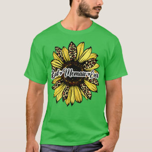 Best Memaw Ever Sunflower Memaw Mothers Day T-Shirt