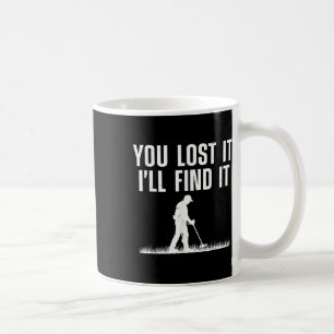 Best Metal Detecting Art For Men Women Adult Metal Coffee Mug