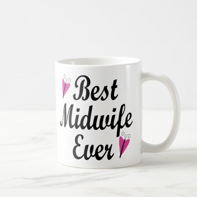 Best Midwife Ever Gift Mug (Right)