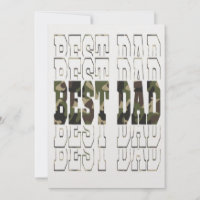 Best Military Dad Personalised Father's Day Card