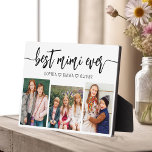 Best MiMi Ever - Grandchildren Photo Collage Plaque<br><div class="desc">Celebrate the "Best MiMi Ever" with this personalised Grandchildren Photo Collage Plaque. This heartfelt gift features a beautifully arranged collage of cherished photos capturing special moments, complemented by a loving message. Crafted from high-quality materials with a sleek finish, it's ideal for displaying at home as a cherished keepsake. Perfect for...</div>