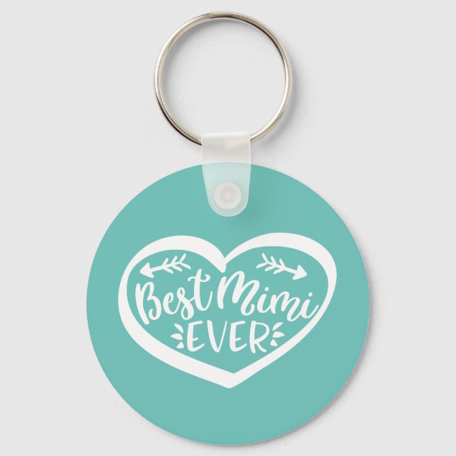 Best Mimi Ever Key Ring (Front)