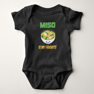 Best Miso Soup Lover Gift   Miso is My Favourite Baby Bodysuit