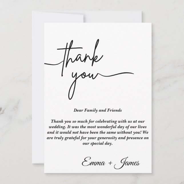 Best Modern Wedding Card (Front)