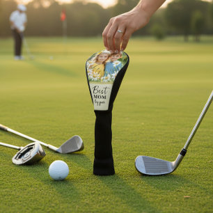 Best Mom by Par Daisy Photo Golf Head Cover