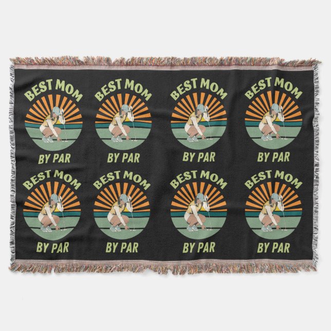 BEST MOM BY PAR THROW BLANKET (Front)