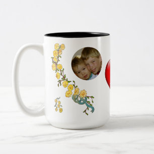 Best Mom Coffee Mug with child photos Personalize