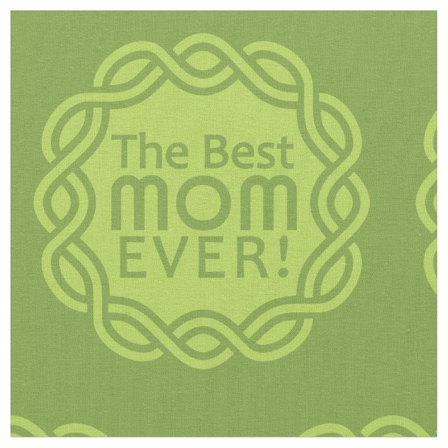 BEST MOM custom colour fabric (Close Up)