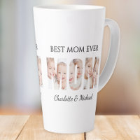 Best Mom Ever 3 Photos Cutout Letters