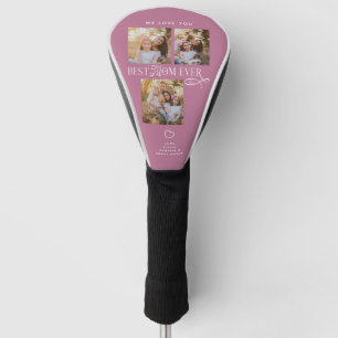 Best Mom Ever 4 Photos Heart Mothers Day Gifts Golf Head Cover