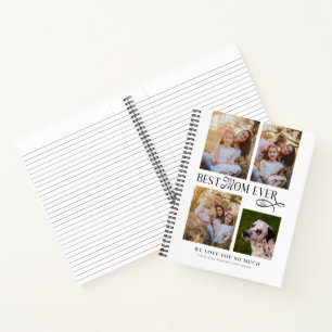 Best Mom Ever 4 Photos Mothers Day Gifts Notebook