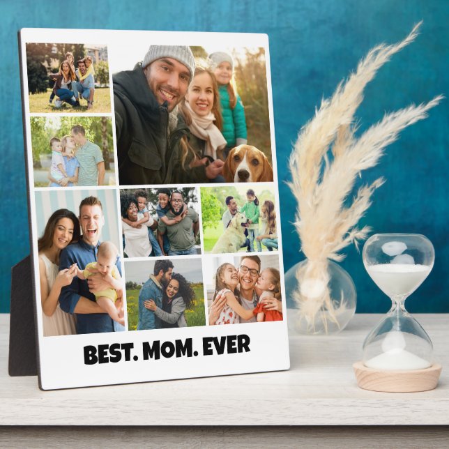Best Mom Ever – 8 Photo Collage Frame Template (Side)
