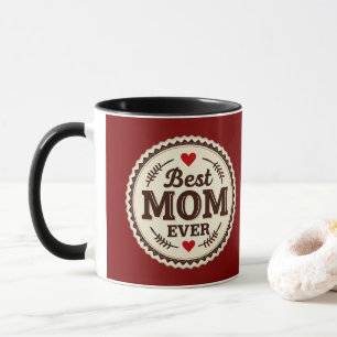 Best Mom Ever Classic Retro Design Mug