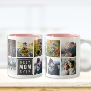 Best MOM Ever Custom Photo Mug